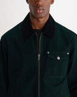 MASON JACKET CANVAS DARK GREEN