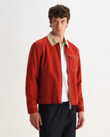 Mason - Red Peached Canvas Work Jacket