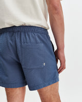 Mescal - Blue Cotton Seersucker Shorts