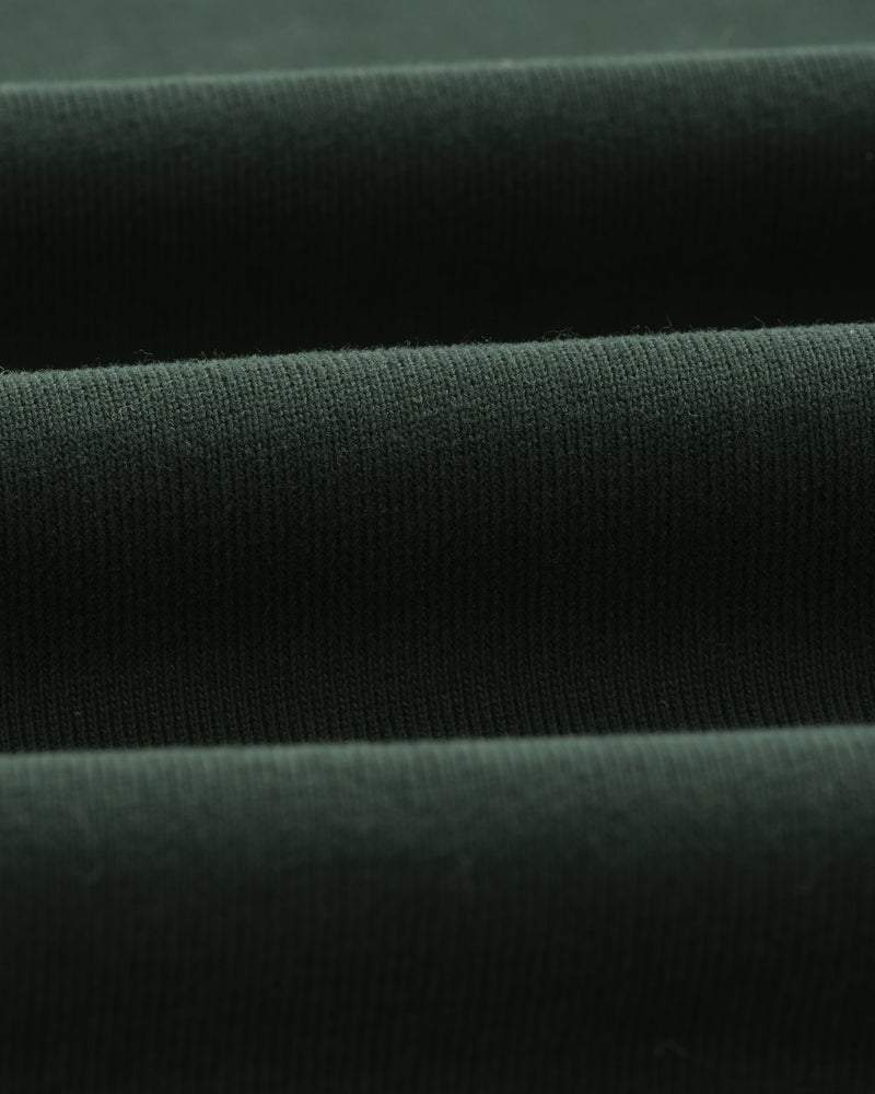 Milton - Bottle Green Stacked Text Graphic Organic Cotton T-Shirt