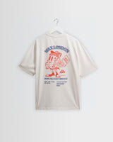 Milton - White Pizza Delivery Graphic T-Shirt