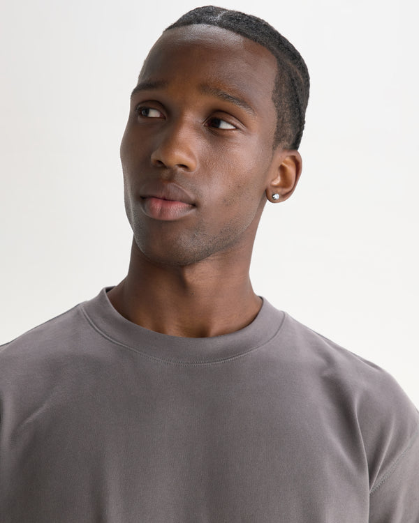 Milton - Charcoal Emorised Organic Cotton T-Shirt