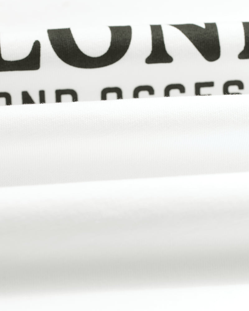 Milton - Off White Stacked Text Graphic Organic Cotton T-Shirt