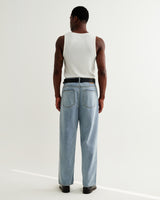 Montague - Ecru Ribbed Organic Cotton Vest
