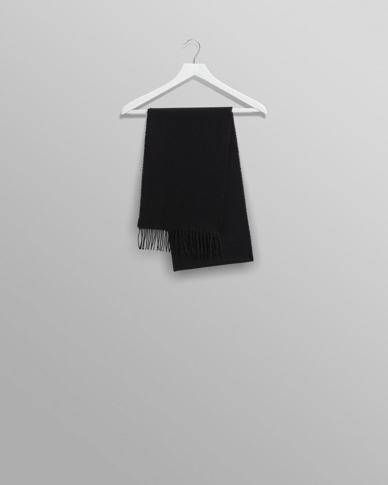 Eden - Black Merino Wool Scarf