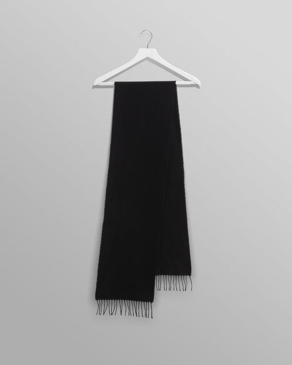 Eden - Black Merino Wool Scarf