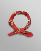 Neck Scarf Red Border