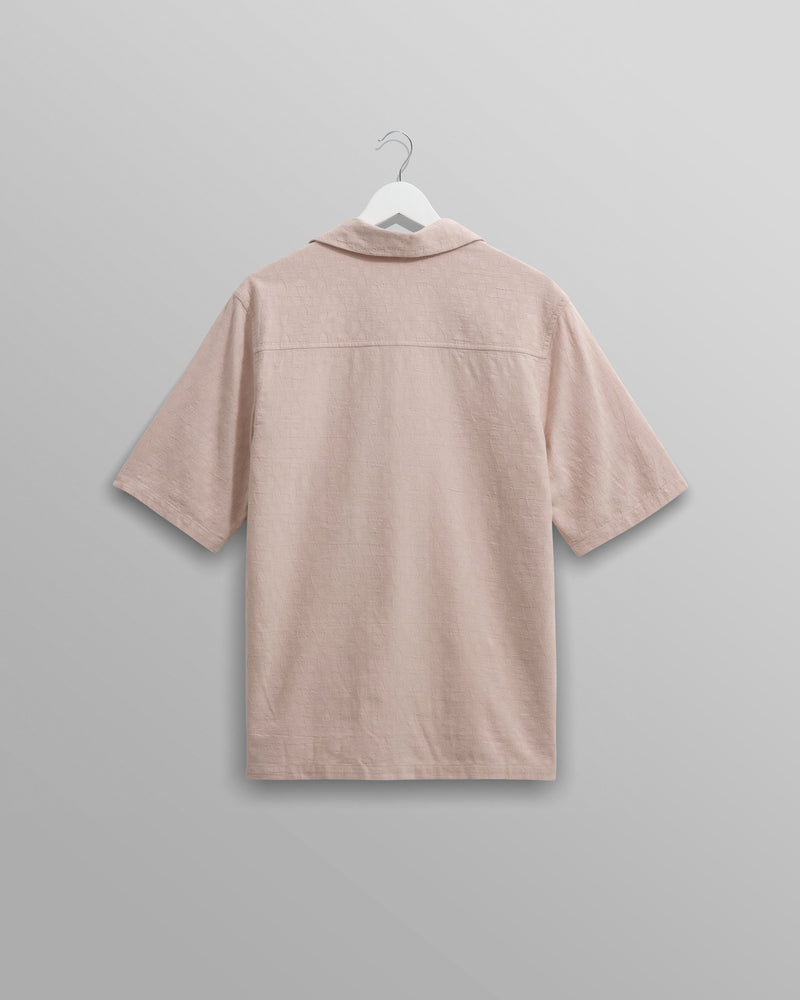 Newton Shirt Pink Floral Stamp