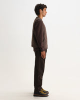 OSSIAN GILET BOBBLE WOOL DUSTY BROWN