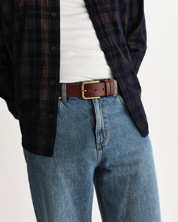Paton - Brown Leather Belt