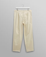 Raleigh Pleat Trousers Stone Cotton Twill