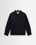 Rockley - Navy Honeycomb Jacquard Overshirt