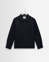 Rockley - Navy Honeycomb Jacquard Overshirt