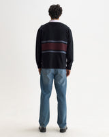 ROWHILL RUGBY HEAVY COTTON NAVY / PURPLE
