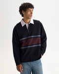 ROWHILL RUGBY HEAVY COTTON NAVY / PURPLE