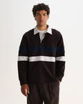ROWHILL RUGBY LOOPBACK BROWN / NAVY