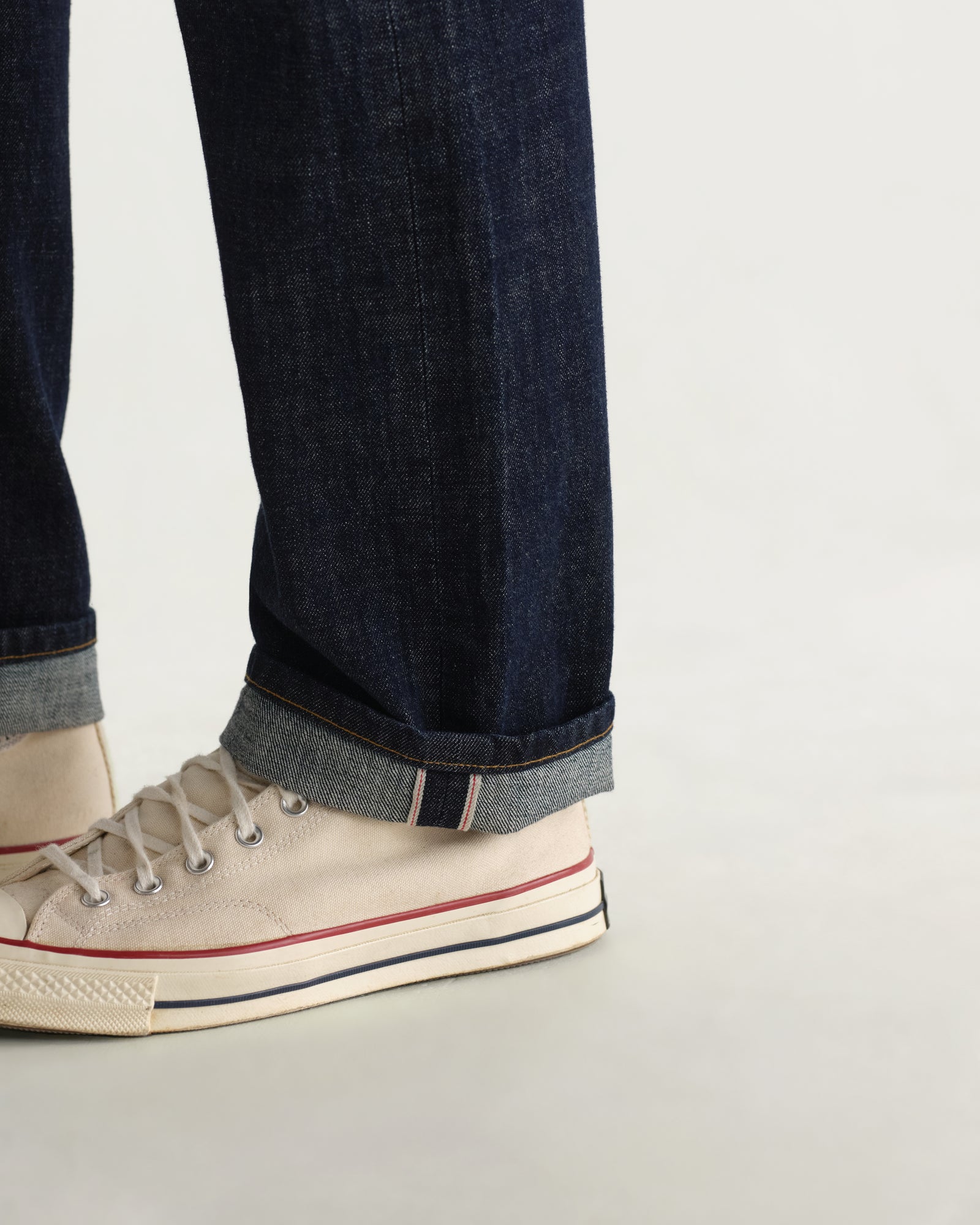Men's Rinse Wash Selvedge Straight Fit Denim Jeans | Wax London