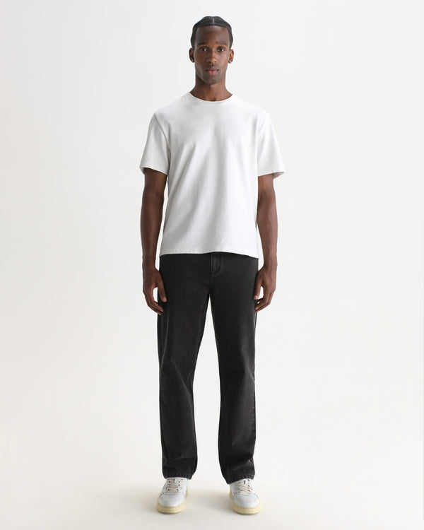 Russell - Washed Black Straight Fit Denim Jeans