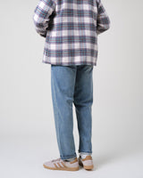 Russell - Blue Wash Selvedge Straight Fit Denim Jeans