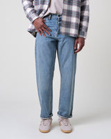 Russell - Blue Wash Selvedge Straight Fit Denim Jeans