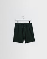 Sam - Bottle Green Textured Waffle Shorts