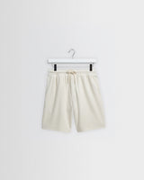 Sam - Ecru Textured Waffle Shorts