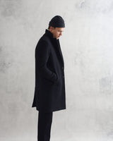 Sasso Coat Black Wool