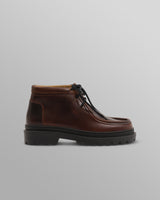 S.T. Valentin - Brown Smooth Leather Chunky Deck Boot