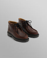 S.T. Valentin - Brown Smooth Leather Chunky Deck Boot