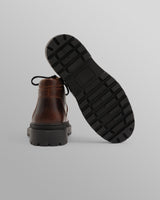 S.T. Valentin - Brown Smooth Leather Chunky Deck Boot