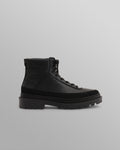 S.T. Valentin - Black Grain Leather Outset Boot