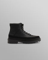 S.T. Valentin - Black Grain Leather Outset Boot
