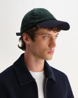 Spencer - Green And Navy Corduroy Sports Cap