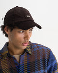 SPENCER SPORTS CAP CORDUROY LOGO BROWN