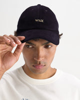SPENCER SPORTS CAP CORDUROY LOGO NAVY