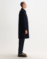 STAN COAT DOUBLE FACE WOOL NAVY
