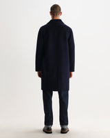 STAN COAT DOUBLE FACE WOOL NAVY