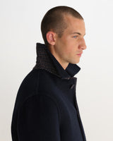STAN COAT DOUBLE FACE WOOL NAVY