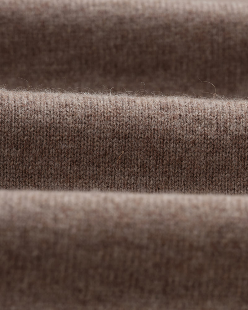 Sterling Roll Neck Coffee Wool-Cashmere