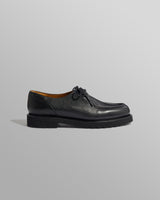 S.T. Valentin Deck Shoes Black Grained Leather