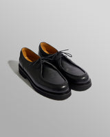 S.T. Valentin Deck Shoes Black Grained Leather