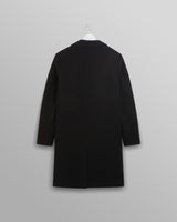 Sasso Coat Black Wool