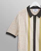 Tellaro Shirt Green/Ecru Stripe