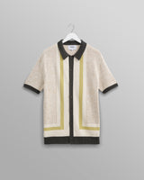 Tellaro Shirt Green/Ecru Stripe