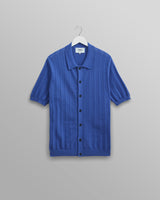 Tellaro Shirt Royal Blue Pointelle