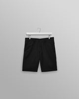Trinity - Black Cotton Tencel Shorts