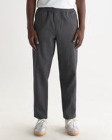 TYNE TROUSER DOUBLE FACE STRIPE DARK NAVY / ECRU