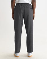 TYNE TROUSER DOUBLE FACE STRIPE DARK NAVY / ECRU