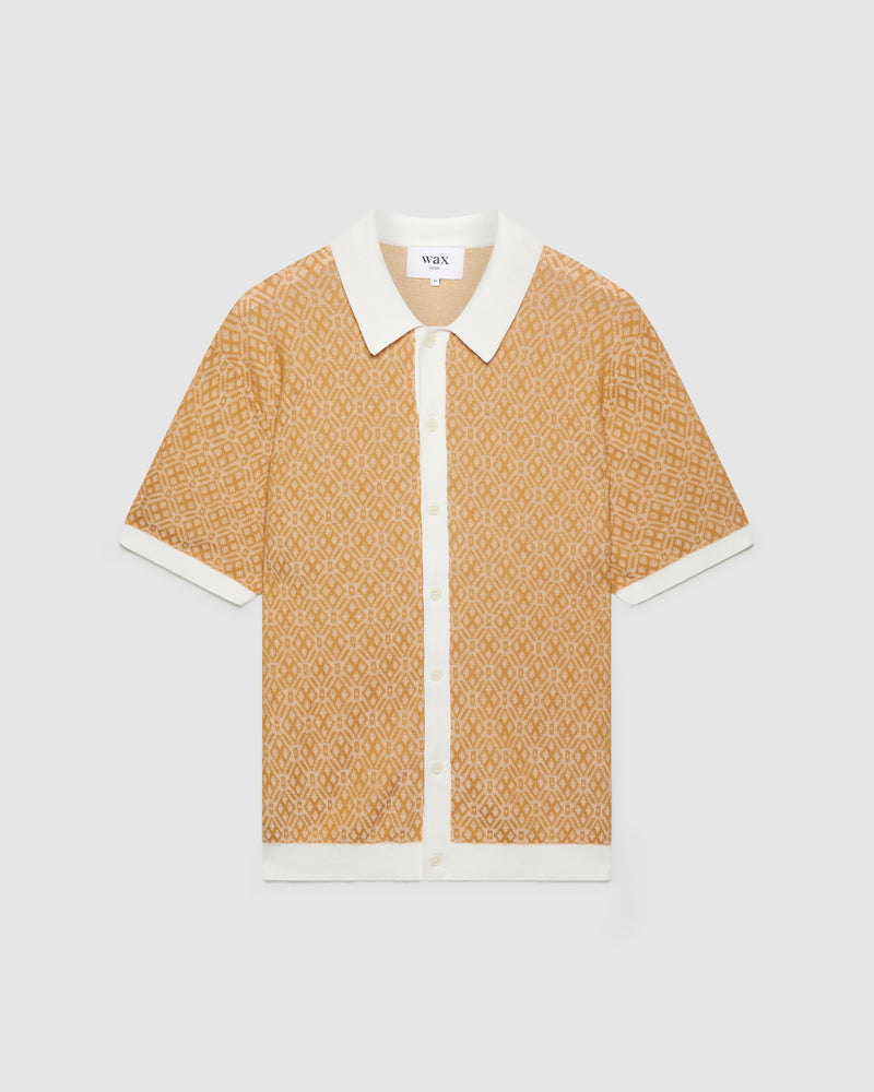 Tellaro Shirt Mustard/White