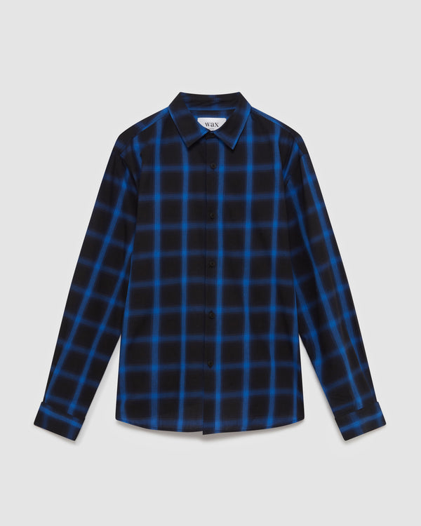 Trin Shirt Blue/Black Berkley Check